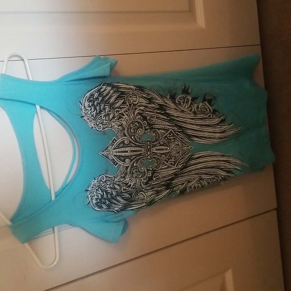 Medium blue t-shirt